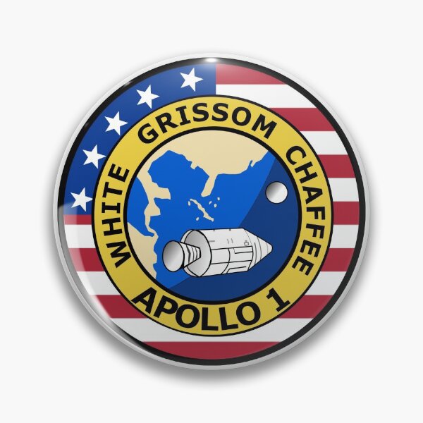 Item preview, Apollo 1 Mission Patch designed and sold by gostickerverse.