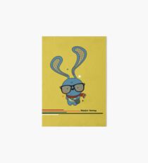 Hipster Hase Galeriedruck