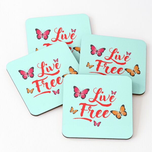 Item preview, Live Free Inspirational Quote designed and sold by chahakisha.