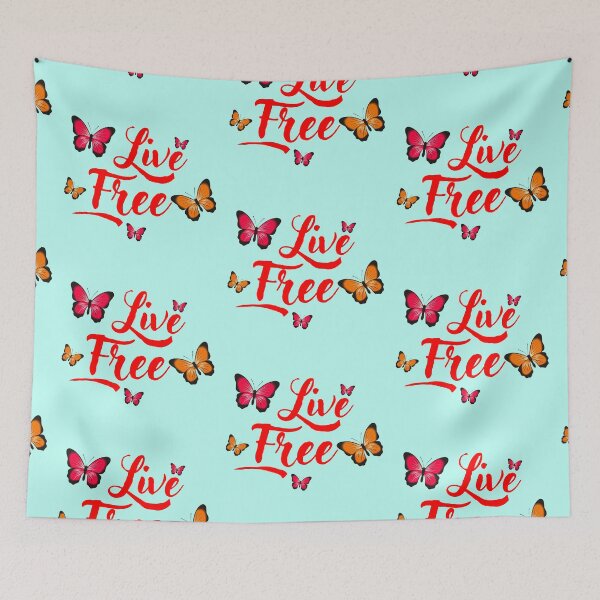 Item preview, Live Free Inspirational Quote designed and sold by chahakisha.