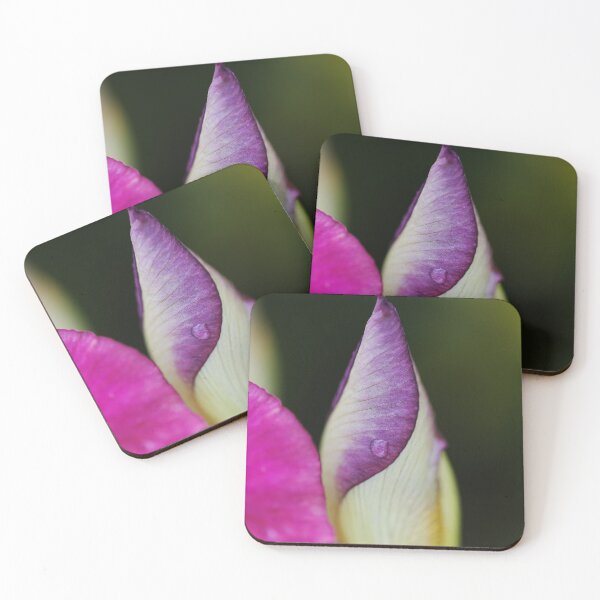 Item preview, Iris Bud Rain Drop designed and sold by Joy Watson - Natural Light Photography .
