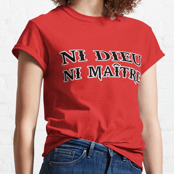 Item preview, neither god nor master anarchy designed and sold by huggymauve.