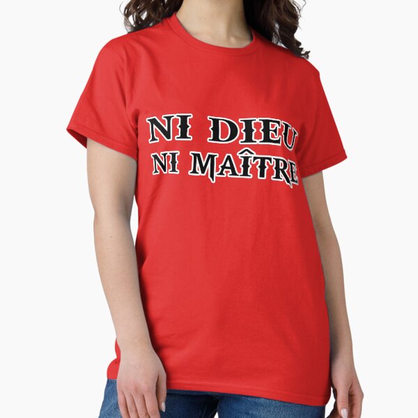 Item preview, neither god nor master anarchy designed and sold by huggymauve.