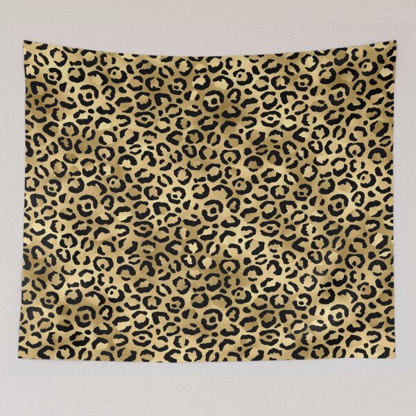 Item preview, Leopard Print in Blue Black and Gold designed and sold by AlteredAtelier.