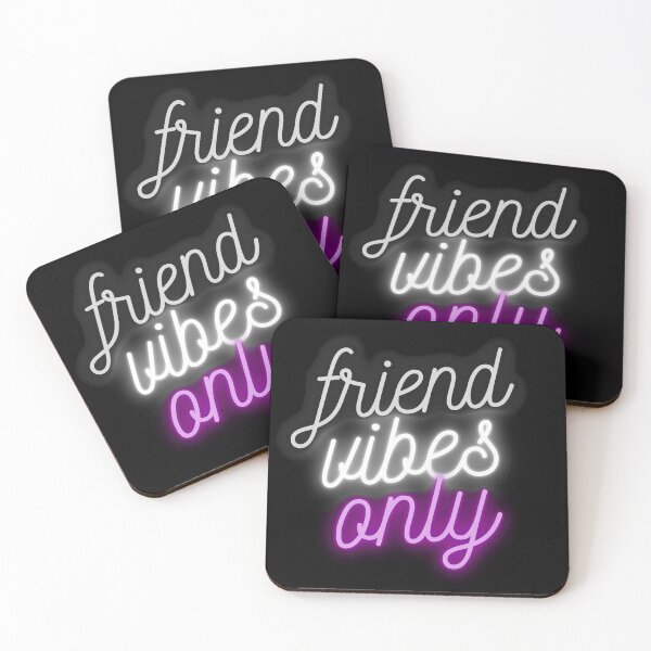 Item preview, Friend Vibes Only Ace. Asexual Pride designed and sold by Subtle Pride Shop.