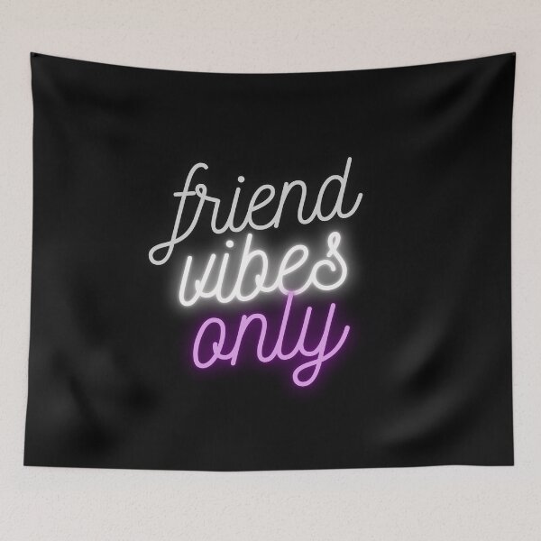 Item preview, Friend Vibes Only Ace. Asexual Pride designed and sold by Subtle Pride Shop.