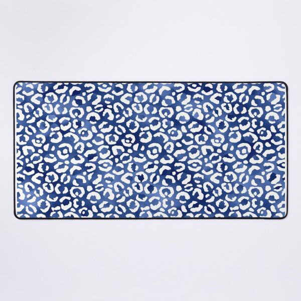 Item preview, Leopard Print in Blue and White designed and sold by AlteredAtelier.