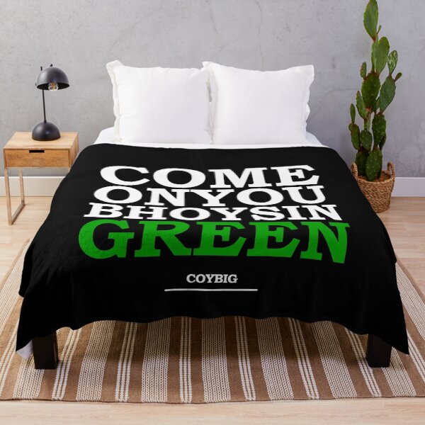 Item preview, COYBIG Come on you boys in Green Duvet Set Blanket designed and sold by CTTDesigns.