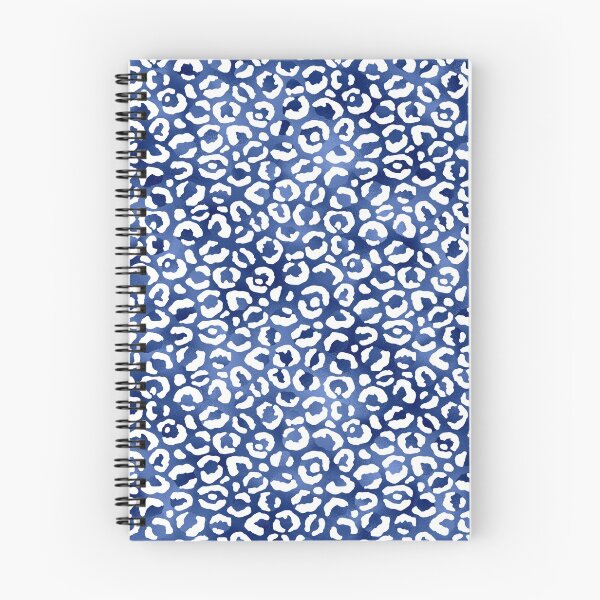 Item preview, Leopard Print in Blue and White designed and sold by AlteredAtelier.
