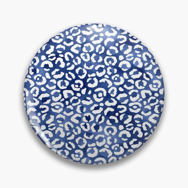 Item preview, Leopard Print in Blue and White designed and sold by AlteredAtelier.