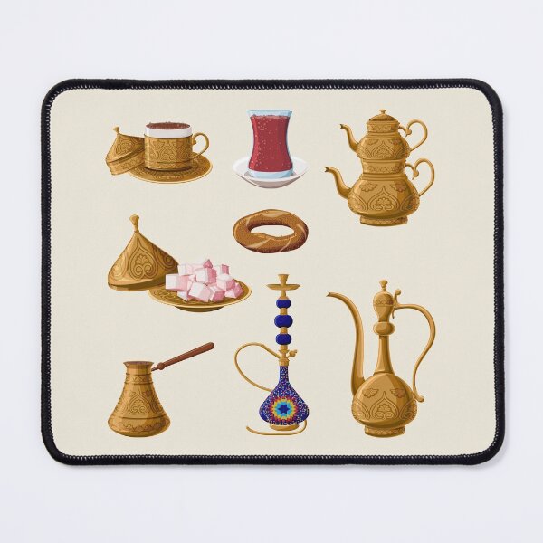Item preview, Turkish Tradition - Turkish Delights, Simit, Coffee, Tea, Cezve, Nargile designed and sold by Alicia Chee.