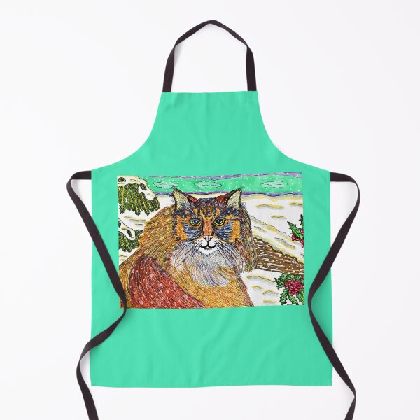 Item preview, Norwegian Forest Cat Winter designed and sold by Michelle Mead.