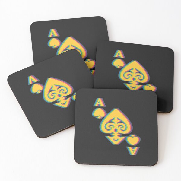 Item preview, Ace Of Spades Glitch - Golden Rainbow designed and sold by Chubuter.