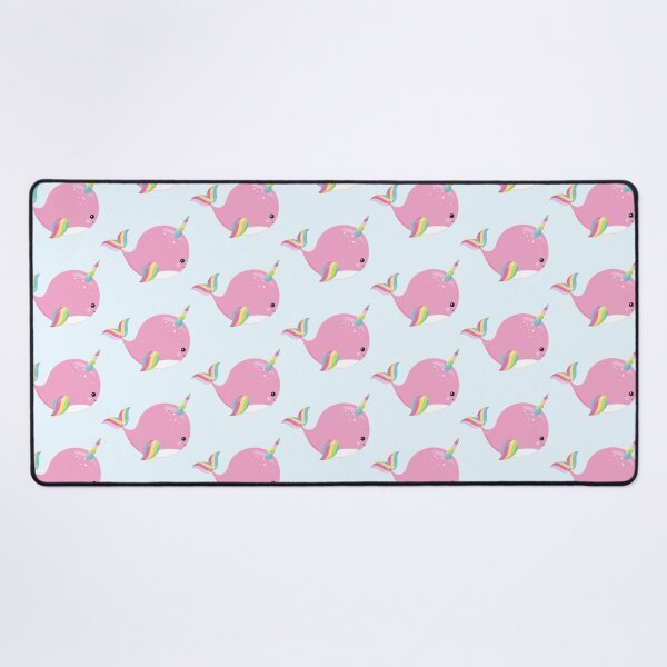 Item preview, Rainbow Narwhal Unicorn Under The Sea Pink Blushing Animals designed and sold by Simplyy Unique.
