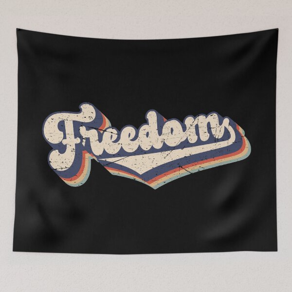 Item preview, Freedom Vintage Script Dropdown Weathered designed and sold by samah82.
