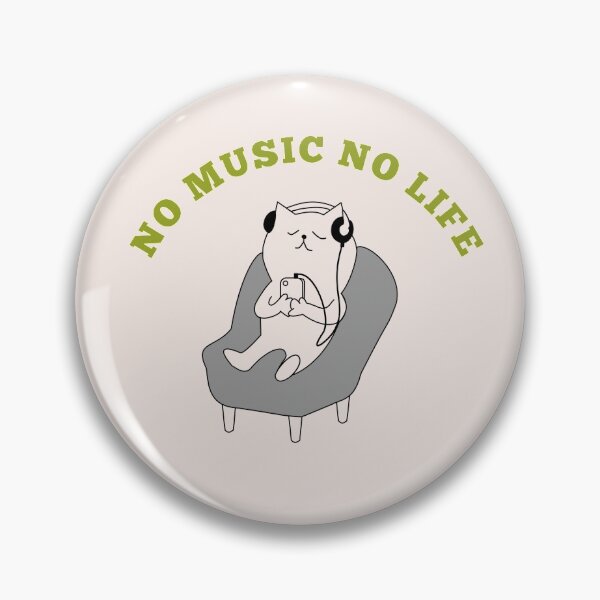Item preview, Gracioso gato escuchando música designed and sold by AIScreation.