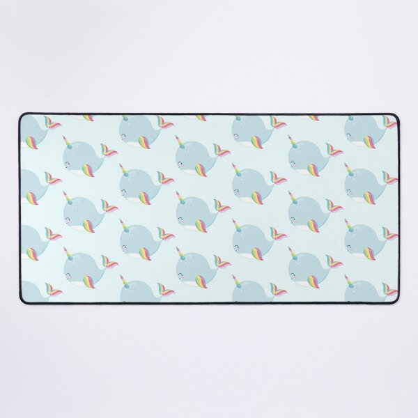 Item preview, Rainbow Narwhal Unicorn Under The Sea Blue Blushing Animals designed and sold by Simplyy Unique.