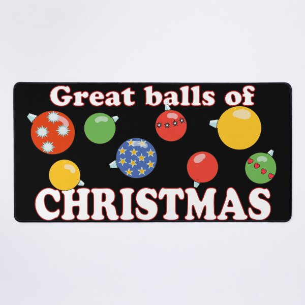 The Great Christmas balls Desk Mat