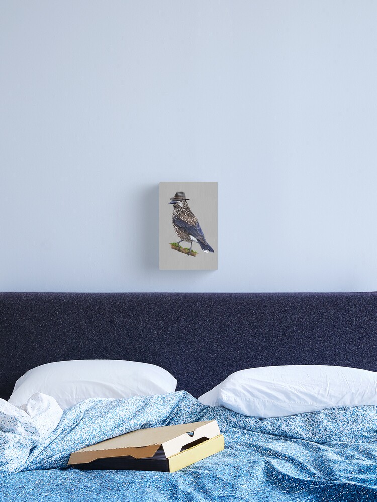 Thumbnail 2 of 3, Canvas Print, Spotted nutcracker designed and sold by Nemonvmv.