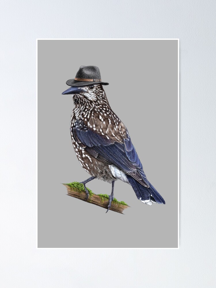 Thumbnail 1 of 3, Poster, Spotted nutcracker designed and sold by Nemonvmv.