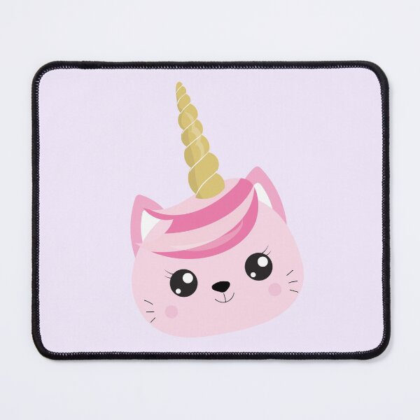 Item preview, Kawaii Unicorn Cat Caticorn Pretty Pastel Pink Blushing Animals designed and sold by Simplyy Unique.
