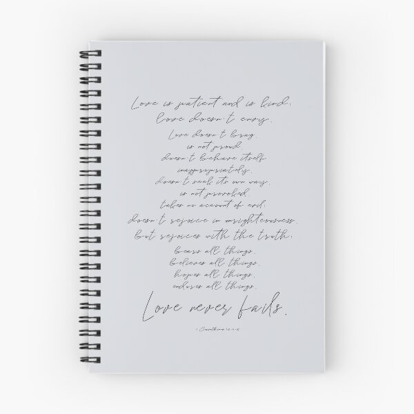 Item preview, Love never fails designed and sold by ABCco.