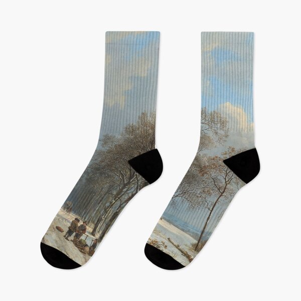 Item preview, Winter landscape with trees, Barend cornelis koekkoek designed and sold by Mauswohn.