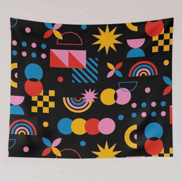 Item preview, Color geometric shapes art designed and sold by artdragongift 15.