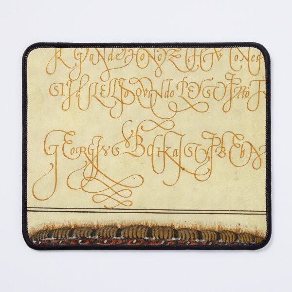 Item preview, Naturalist Manuscript: Insect and Calligraphy Illumination by Joris Hoefnagel designed and sold by Naturalist Prints.