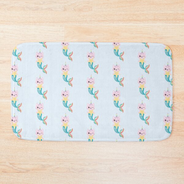 Item preview, Kawaii Unicorn Cat Caticorn Mermaid Tail Pink Blushing Animals  designed and sold by Simplyy  Unique.