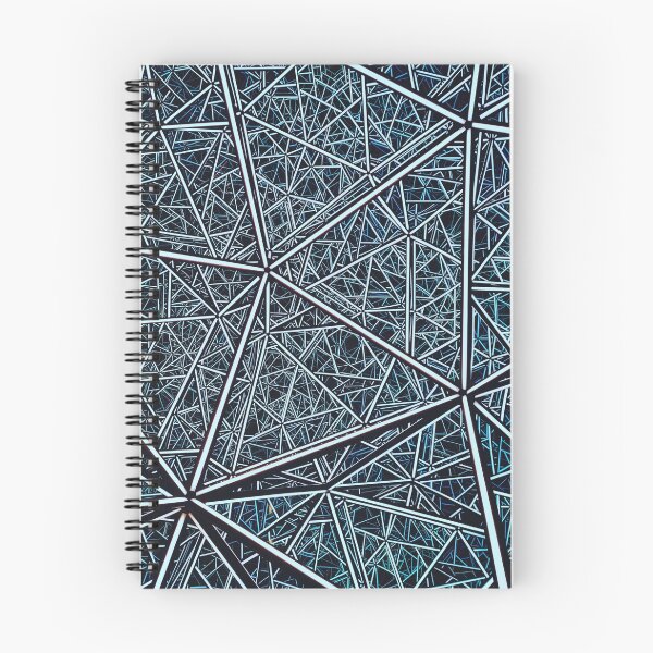 Item preview, Geometric Lines - Blue Accent designed and sold by jibin-thomas.