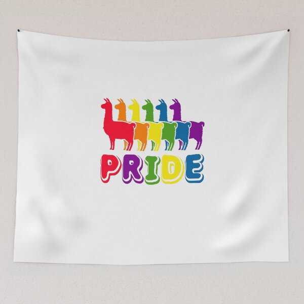 Item preview,  LLAMA  PRIDE  designed and sold by DiscoVibes.
