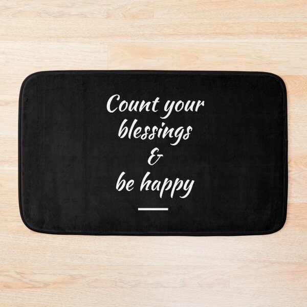 Item preview, Count Your Blessings & Be Happy designed and sold by WholesumArt.