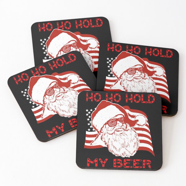 Item preview, Ho Ho Hold my beer christmas funny santa claus america designed and sold by TheCarrier.