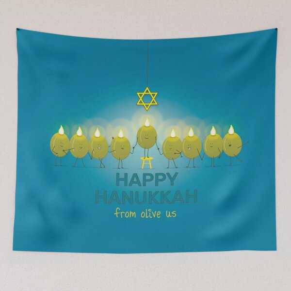 Item preview, Olive Hanukkah Menorah designed and sold by SanfordStudio.