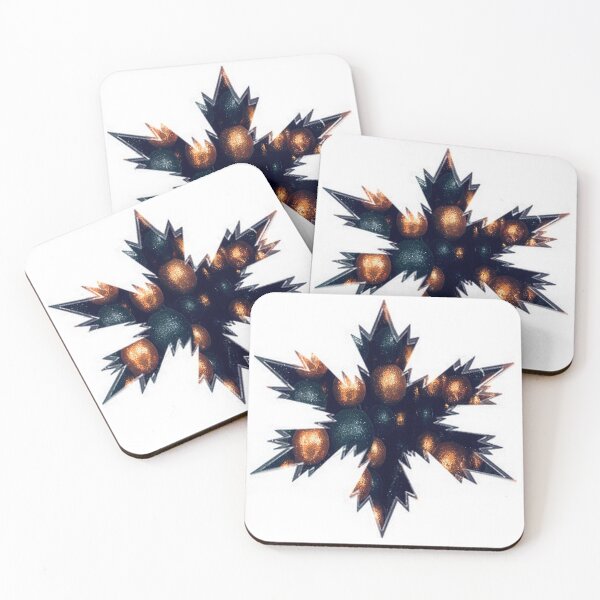 Item preview, Black Gold snowflakes  by Iritof designed and sold by iritof.