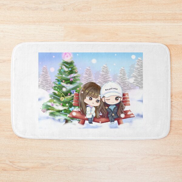 Item preview, IZ*ONE Ssambang Christmas Chibi Fanart designed and sold by snowvy.