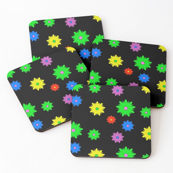 Item preview, Hippy Colorful Flowers pattern designed and sold by Design-Focus.