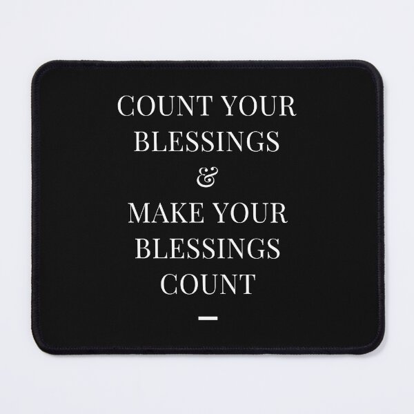 Item preview, Count Your Blessings & Make Your Blessings Count designed and sold by WholesumArt.