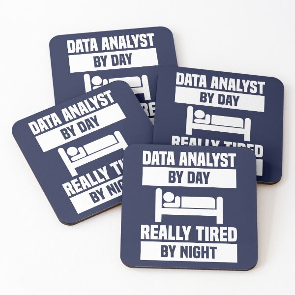 Item preview, Data Analyst By Day Really Tired By Night designed and sold by TashaVector.