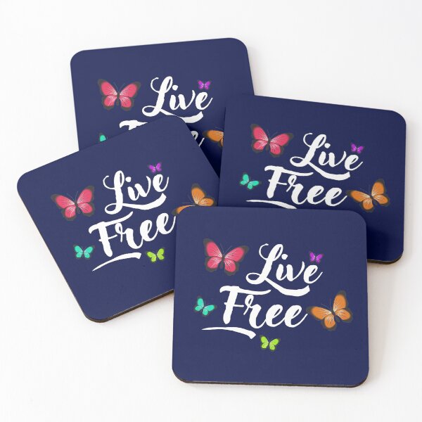 Item preview, Live Free Inspirational Quote designed and sold by chahakisha.