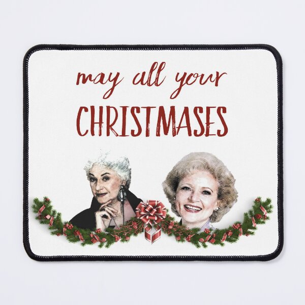 Item preview, May All Your Christmases Bea White designed and sold by Retro Salt.