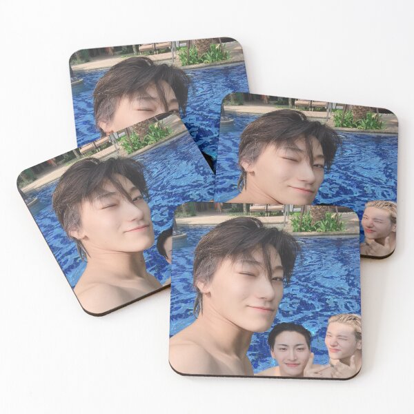 Item preview, Ateez San, Wooyoung, & Seonghwa designed and sold by HaloHaloShine.