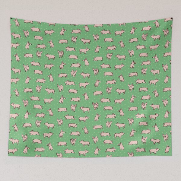 Item preview, Green Grassland Pigs designed and sold by Samira Gisiger.