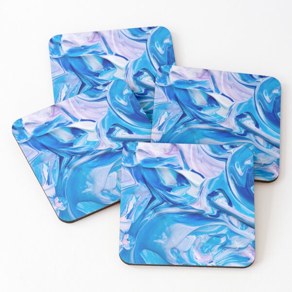 Item preview, Blue paint textured background vector aesthetic DIY experimental art designed and sold by Johnathan van Wyk.