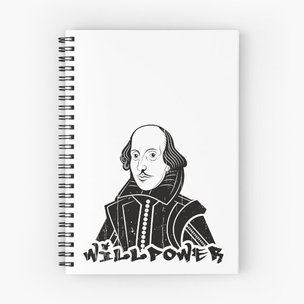 Item preview, Willpower Will Shakespeare Portrait designed and sold by Happy Puppy Print On Demand.