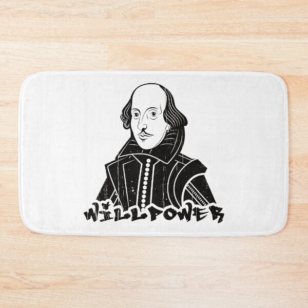Item preview, Willpower Will Shakespeare Portrait designed and sold by Happy Puppy Print On Demand.