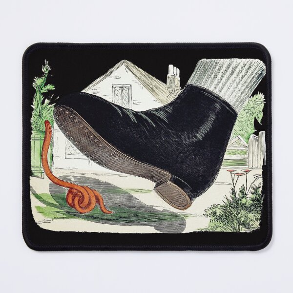 Item preview, "The worm that turned" Idiom Illustration designed and sold by JoyforU.