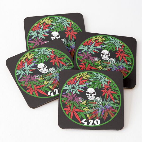 Item preview, 420 WEED SKULL Cannatees  designed and sold by jmed70.