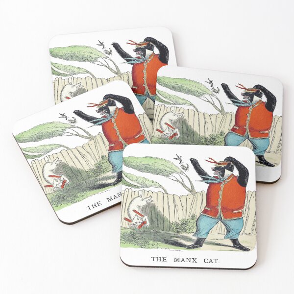 Item preview, Manx Cat and Bear Illustration designed and sold by JoyforU.